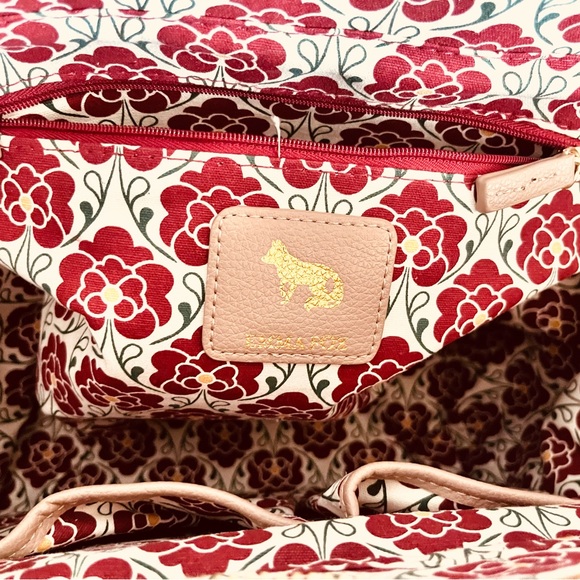 Colorblock Leather Satchel Shoulder Bag by Emma Fox - Picture 7 of 8